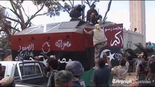 Libyan Rebels Channeled the A-Team With This Anti Sniper Dozer